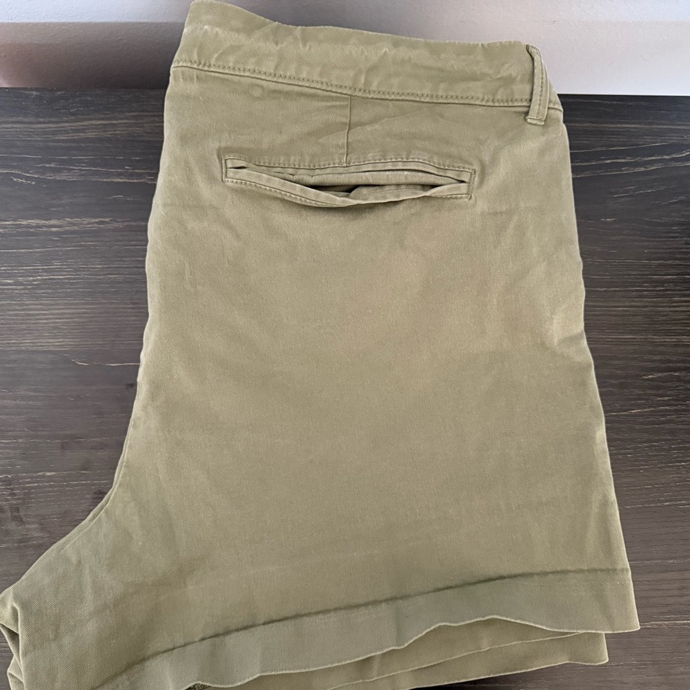 Olive Green Women's Shorts